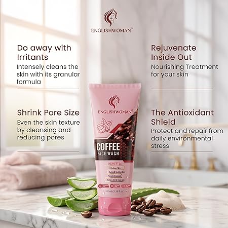 Coffee Face Wash – Exfoliates, Hydrates, Soothes Skin, Prevents Breakouts – For All Skin Types 100ml - Image 4
